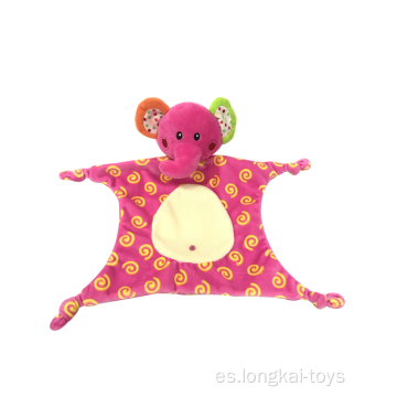 Edredón de elefante rosa para bebé
